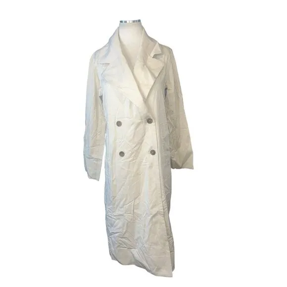 Everlane The Drape Trench in Sandstone XSmall New no belt Womens Jacket