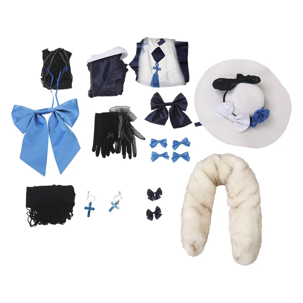Fate/Grand Order Morgen Seventh Anniversary Gown Suit Cosplay Costume Outfits