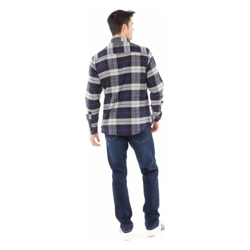 Flannel shirt blue