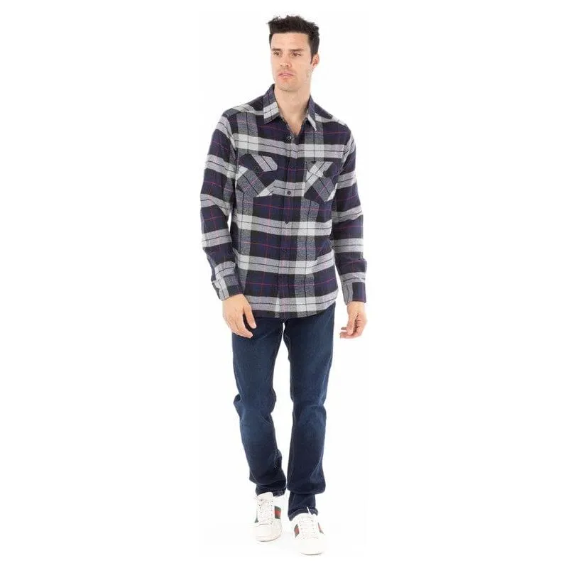 Flannel shirt blue