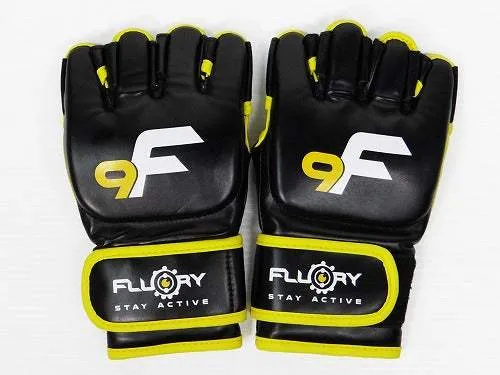 FLUORY MMA Glove Black [fl-800] | Boxing Gloves | Training | Sparring Gloves | Safe and Comfy