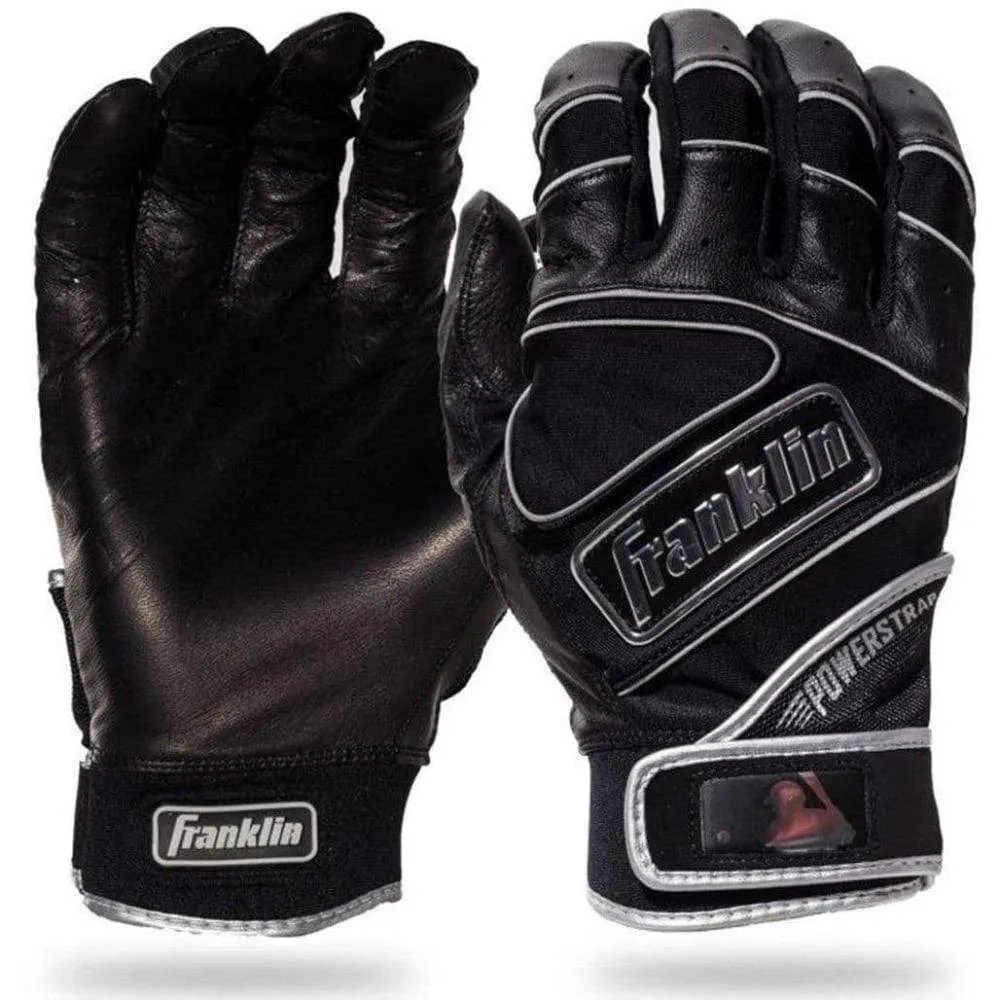 Franklin Powerstrap Chrome Batting Gloves