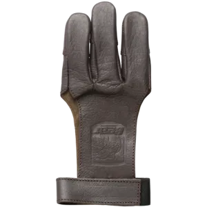 Fred Bear Shooting Glove Leather 3 Finger