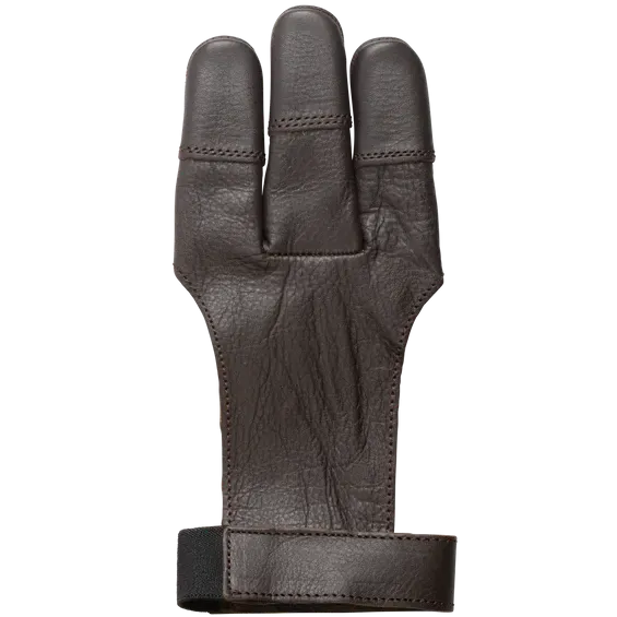 Fred Bear Shooting Glove Leather 3 Finger