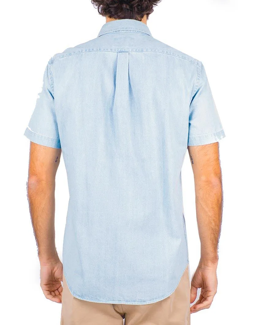 Ganga 3W Denim Short Sleeve Buttondown Shirt