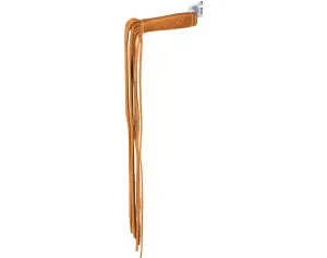 Genuine Leather Lever Wraps with Fringe in Desert Tan, Pair - 2879554-05