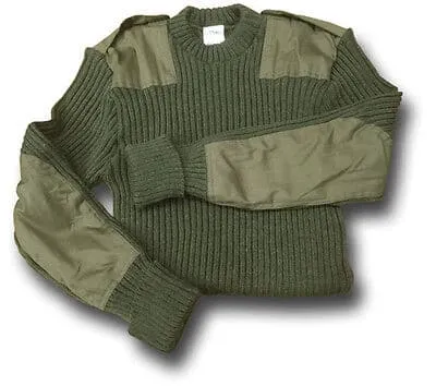 Genuine Surplus British Army Jumper, Olive Green (The Howard)