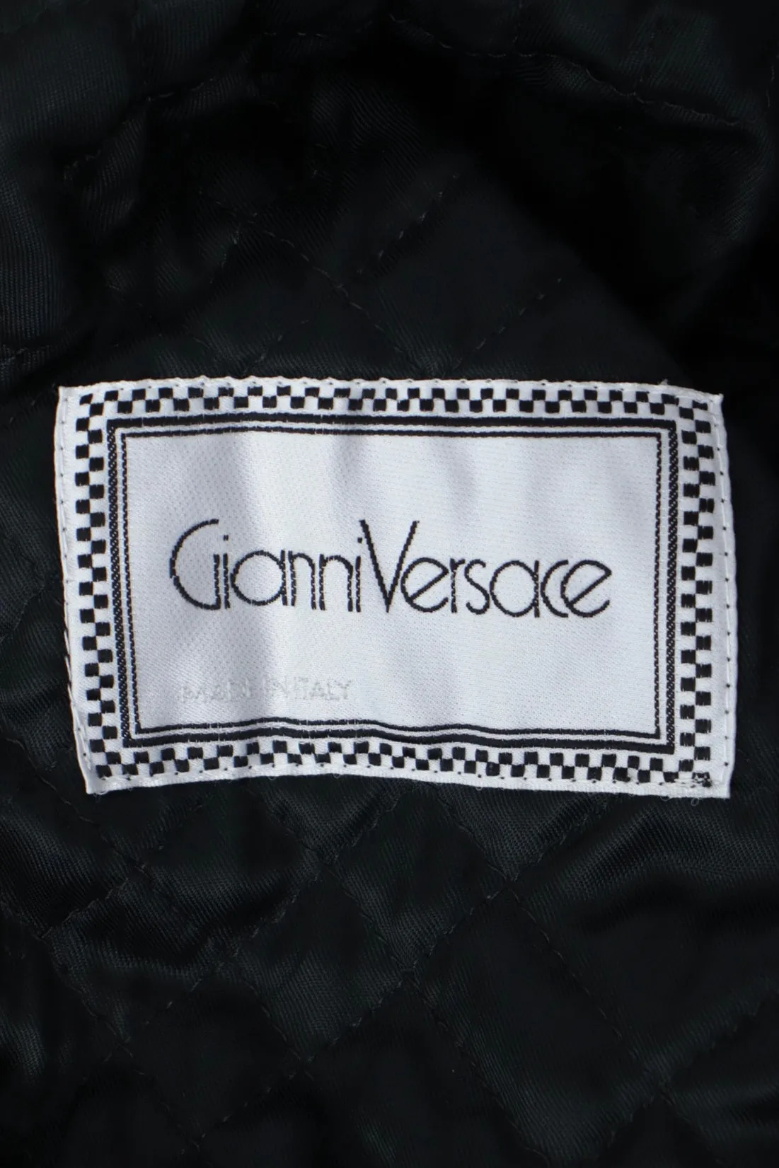 Gianni Versace Diamond Quilt Jacket
