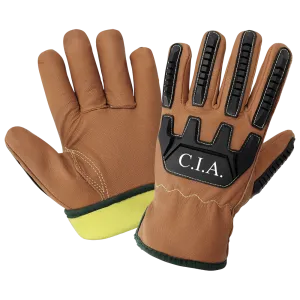 Global Glove & Safety CIA3800 Impact, Oil, Water, Cut, and Flame Resistant Goatskin Gloves, Cut A5