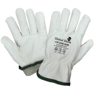 Global Glove & Safety CR3200 Cut and Heat Resistant Leather Drivers, Cut A4
