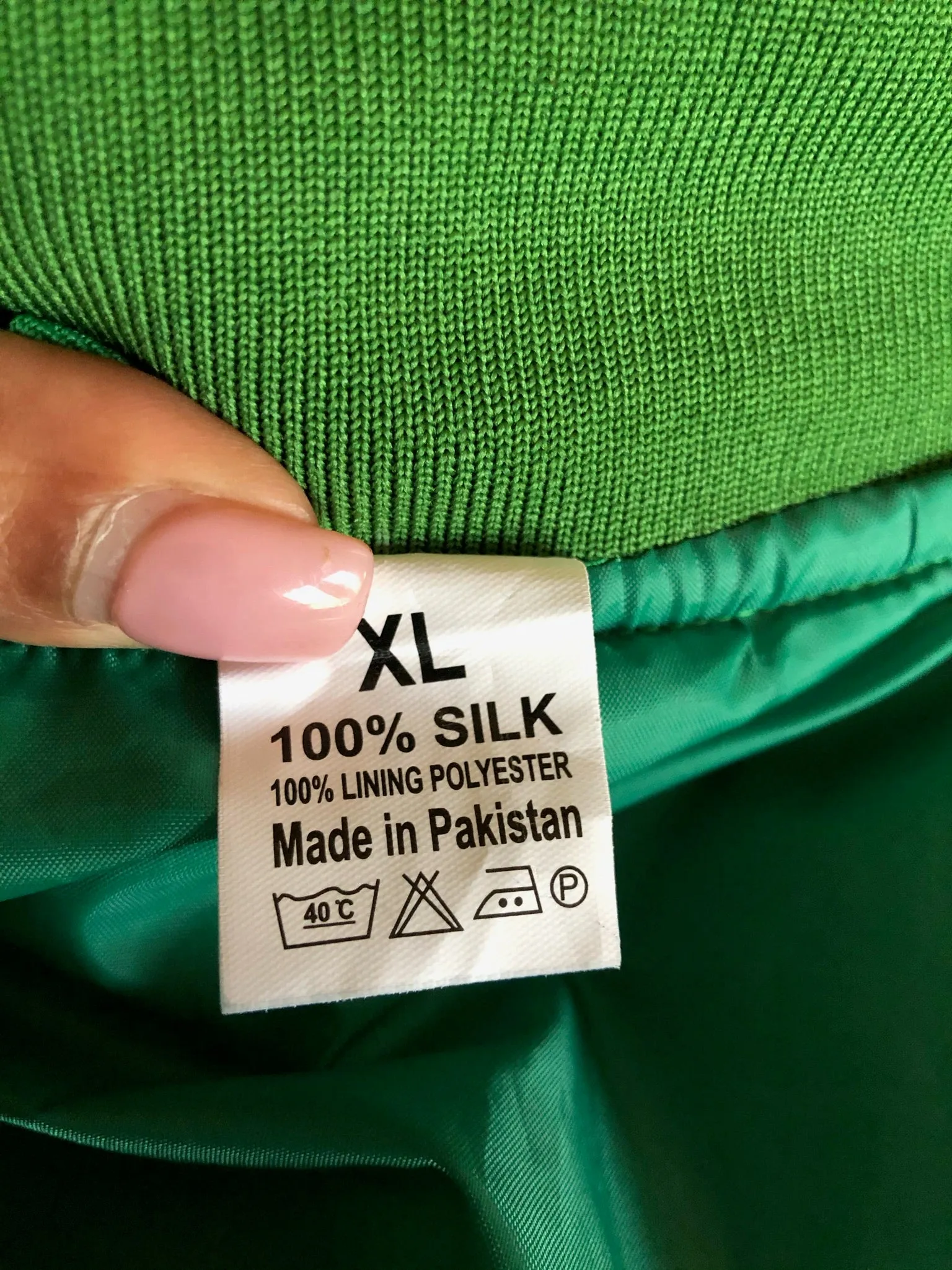 Greek Letter Satin Quilted Jacket