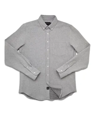 Grey Double-Sided Flannel Shirt