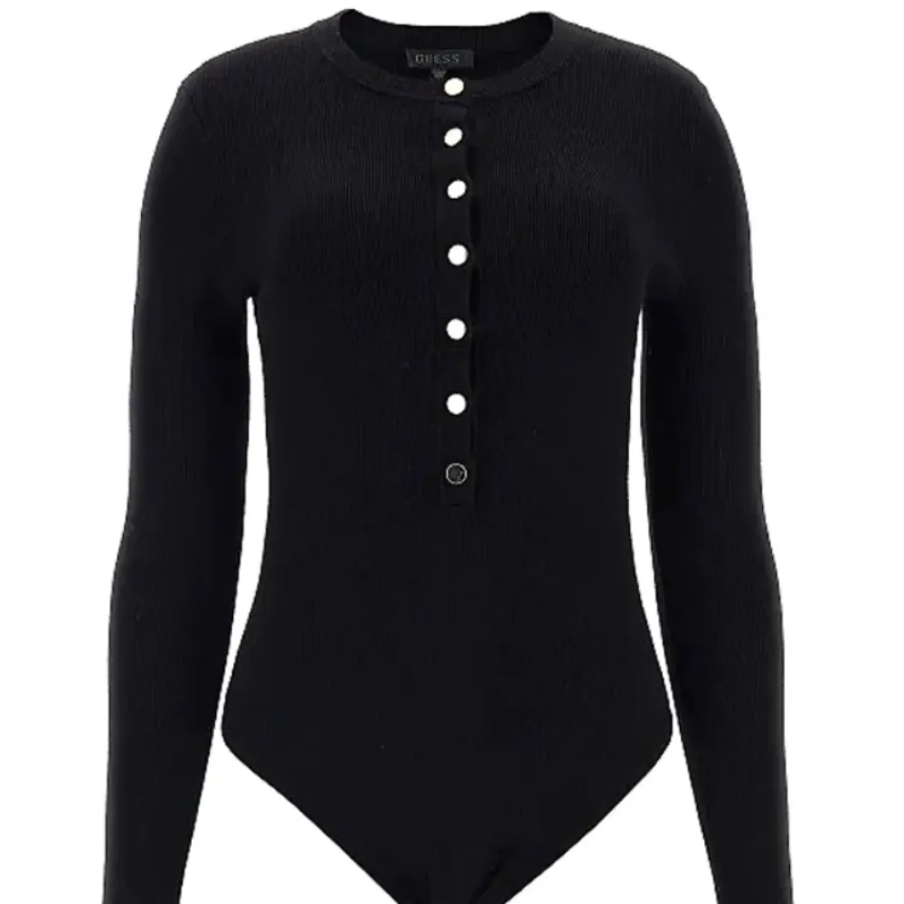 Guess Women's Rib Henley Rika Bodysuit
