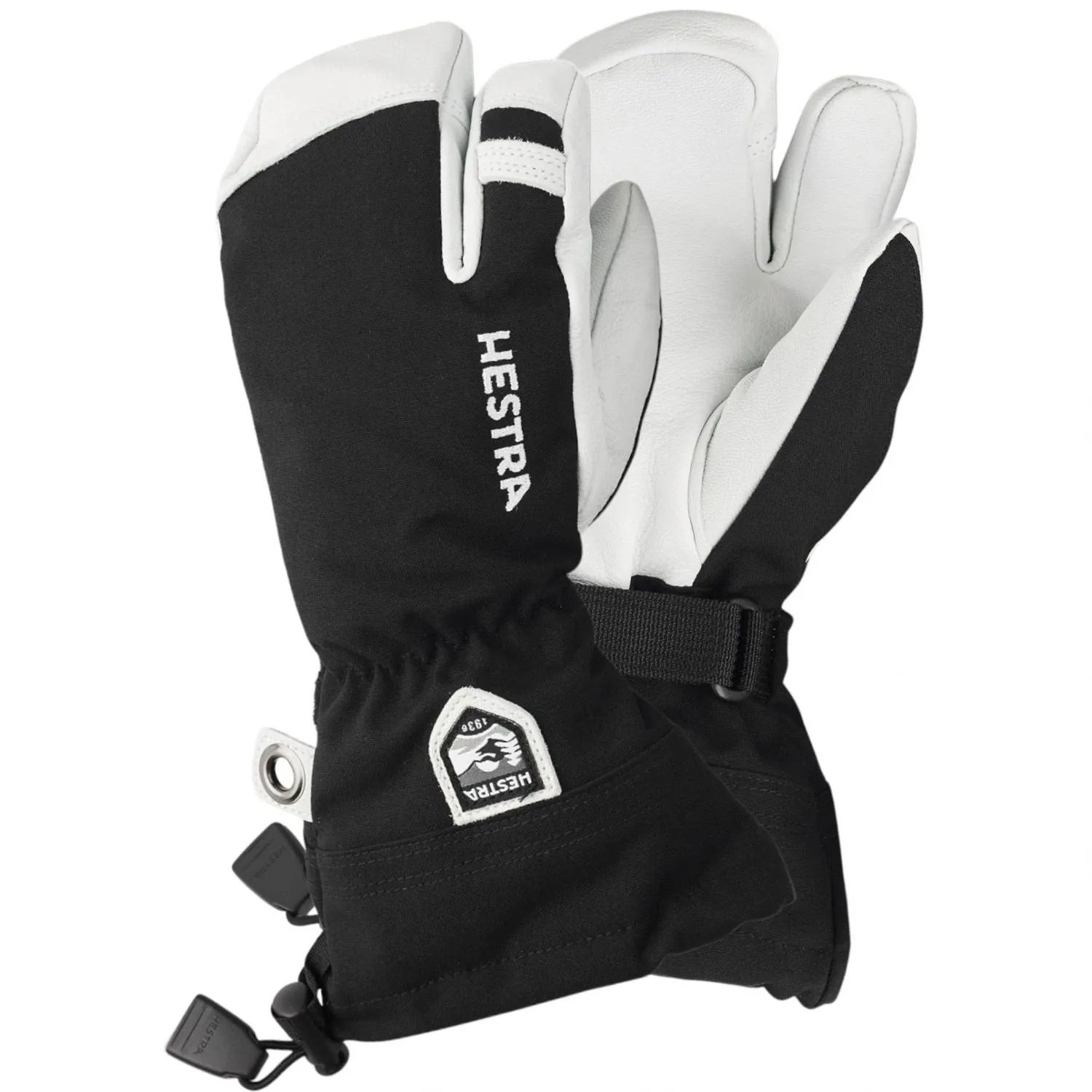 Hestra Junior Army Leather Heli Ski 3-finger