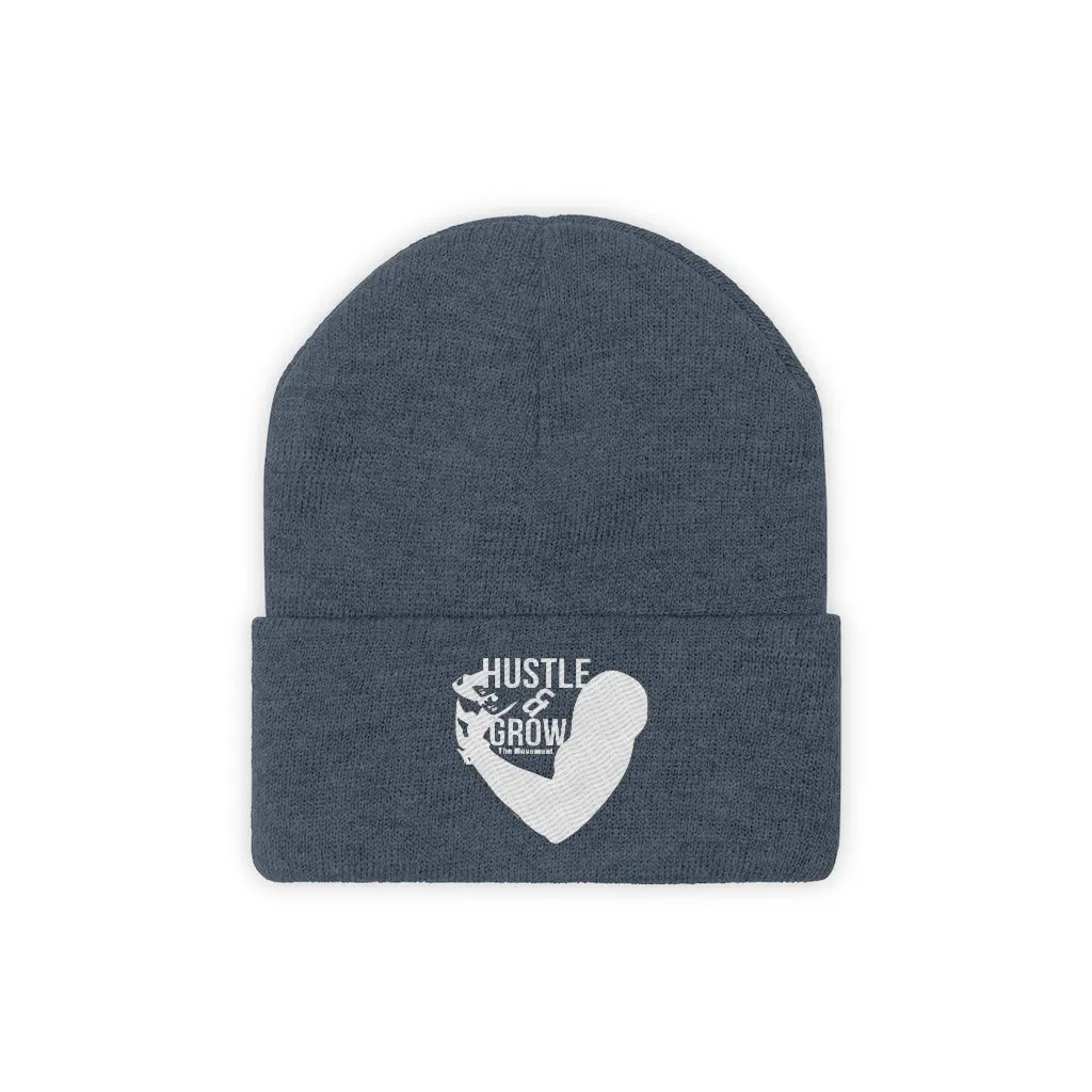 Hustle & Grow Beanie (Millennium Blue)