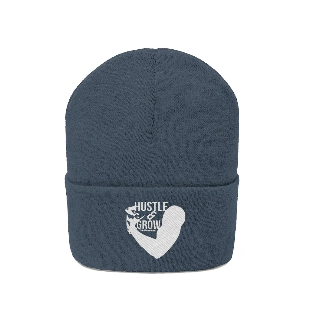 Hustle & Grow Beanie (Millennium Blue)