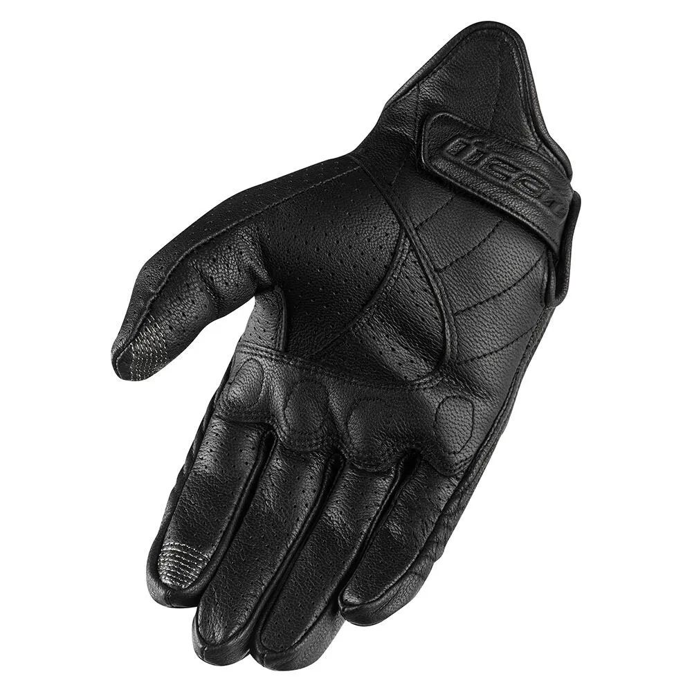 Icon Pursuit Classic Perforated Womens Motorcycle Short Leather Glove