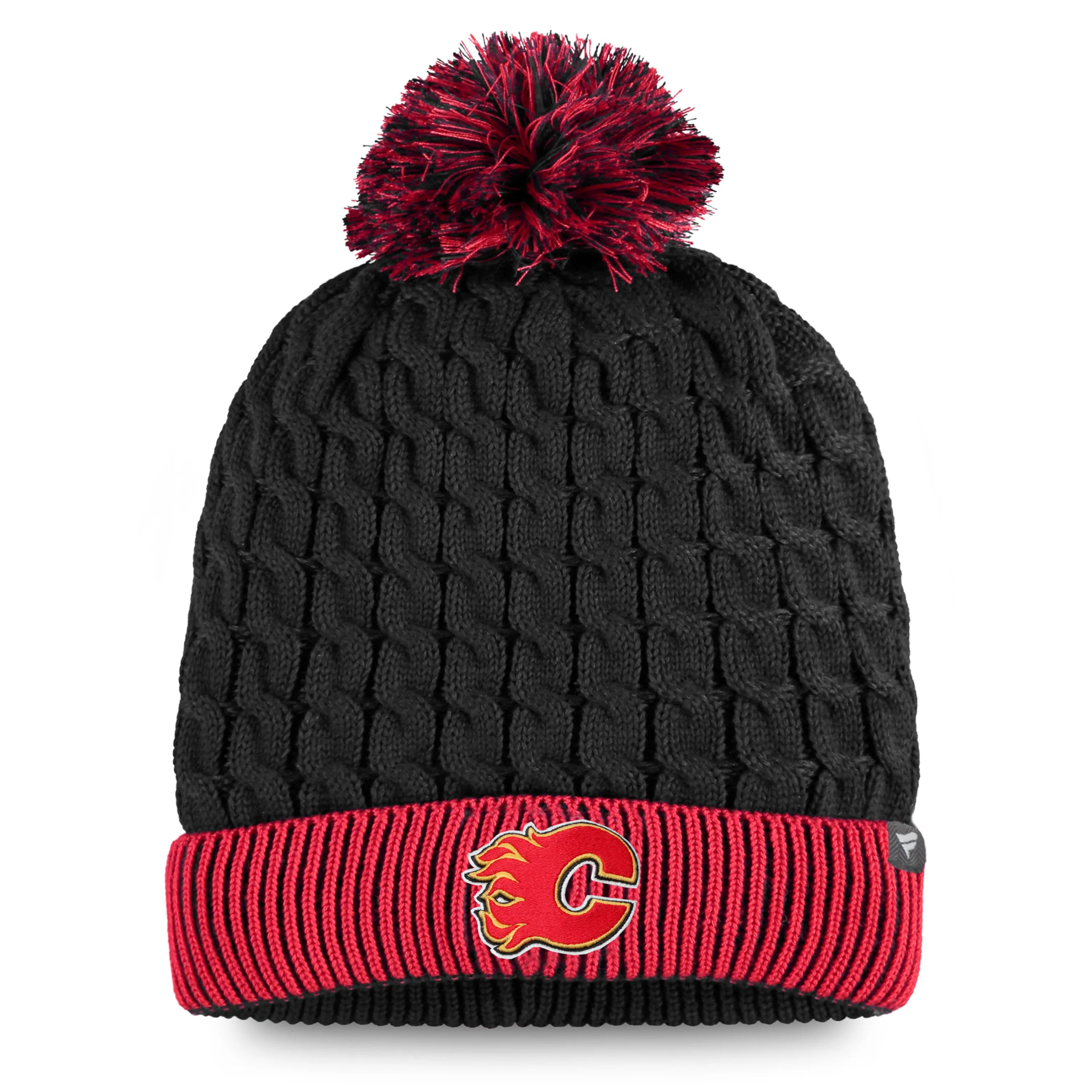 ICONIC CUFF BEANIE WITH POM