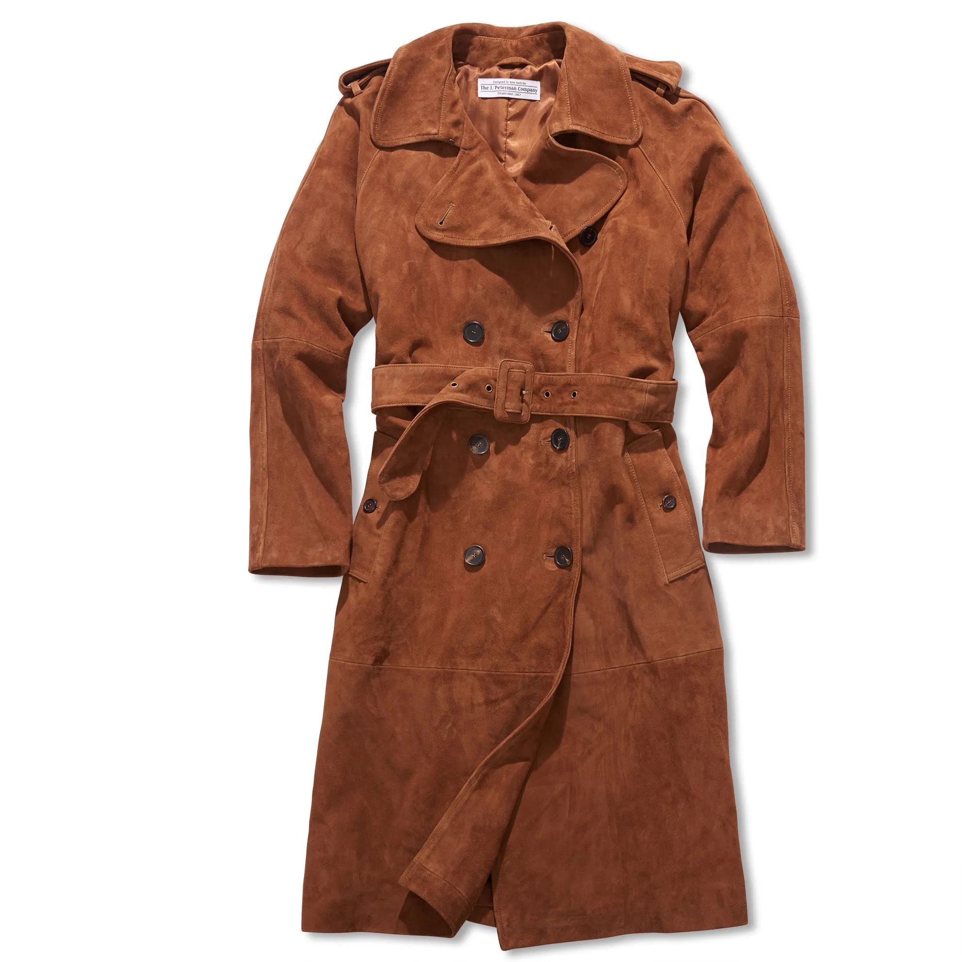 Italian Suede Trench