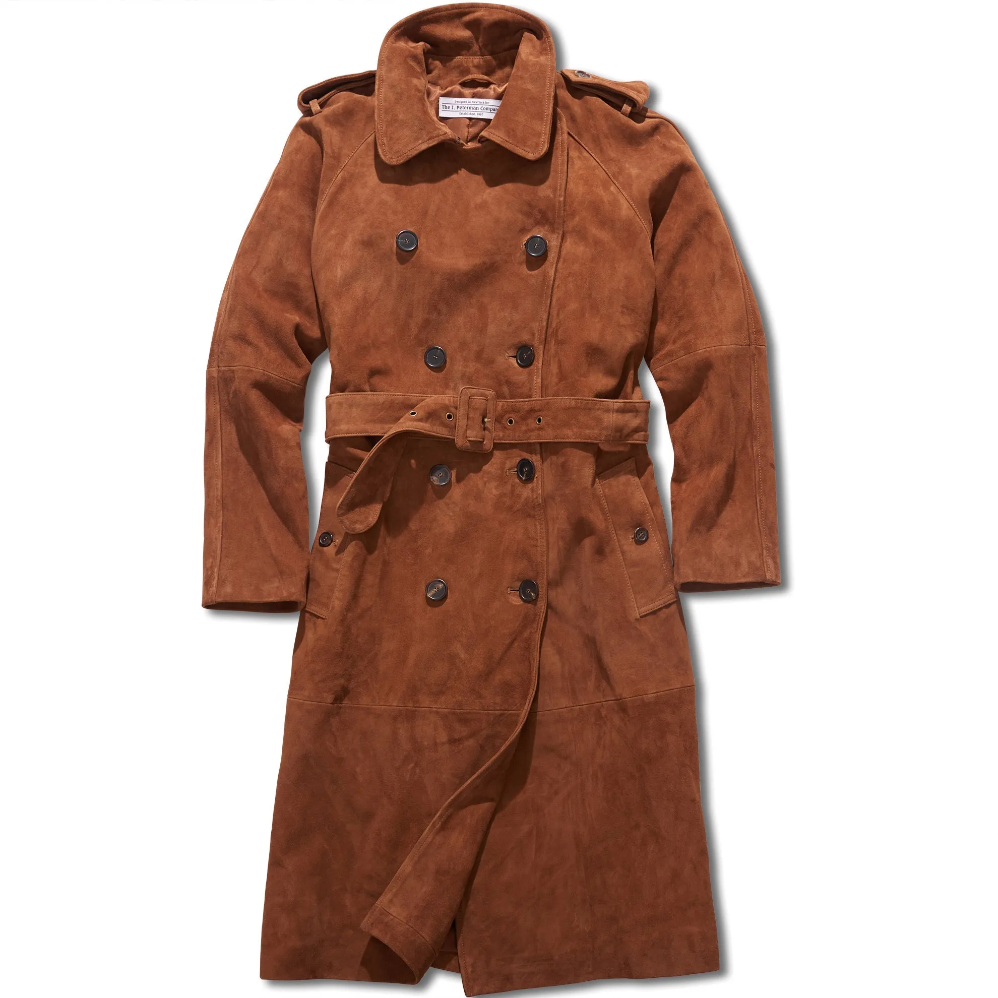 Italian Suede Trench