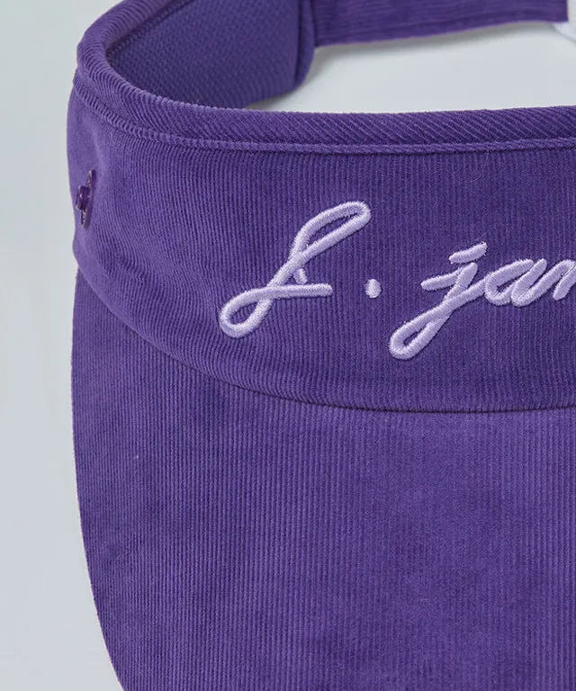J.Jane 2way Fur Ear Flap Suncap - Purple