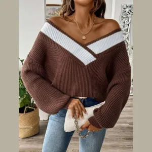 'Kiana' Dropped Shoulder Long Sleeve Sweater