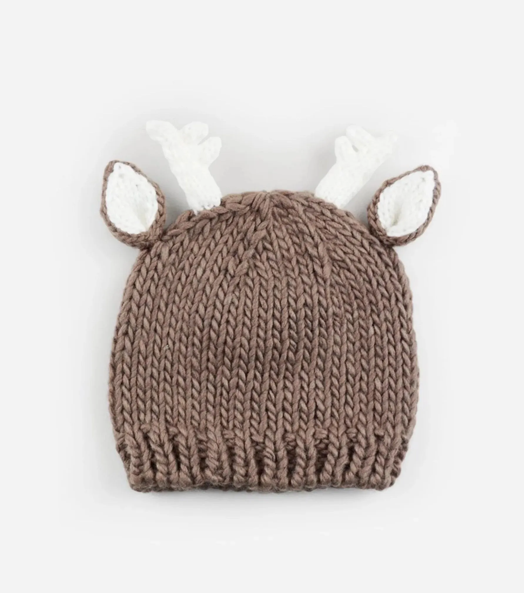 Kid's Hartley Deer Knit Hat,  Tan