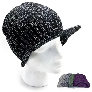 Knit Brim Hats - Asst. Marled Colors (KN-HATS-105)