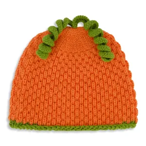 Knit Pumpkin Toboggan -- Orange