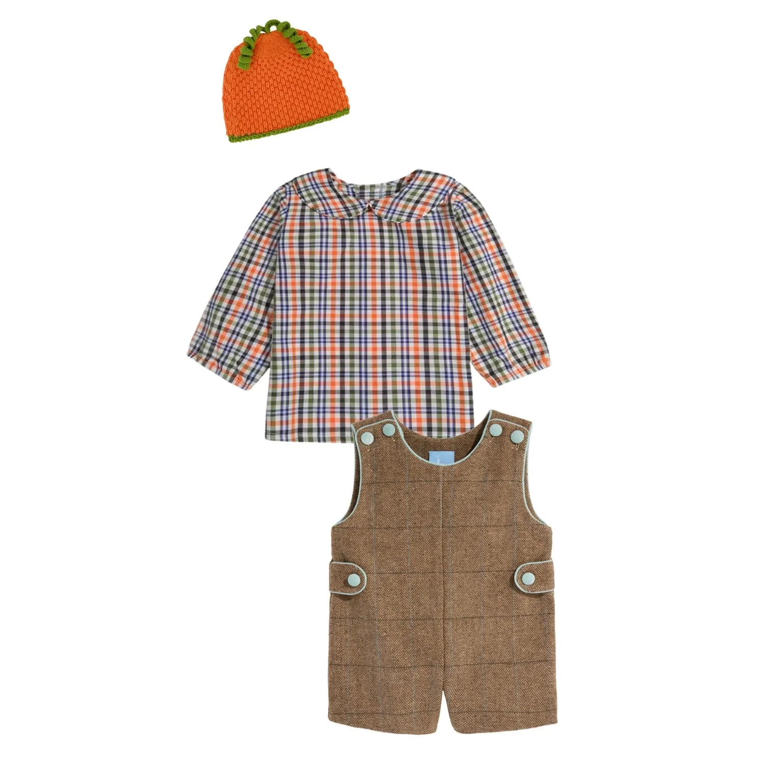 Knit Pumpkin Toboggan -- Orange
