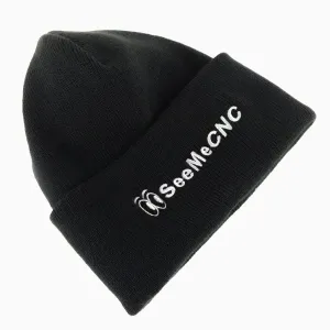 Knit SeeMeCNC Cap Black-Silver