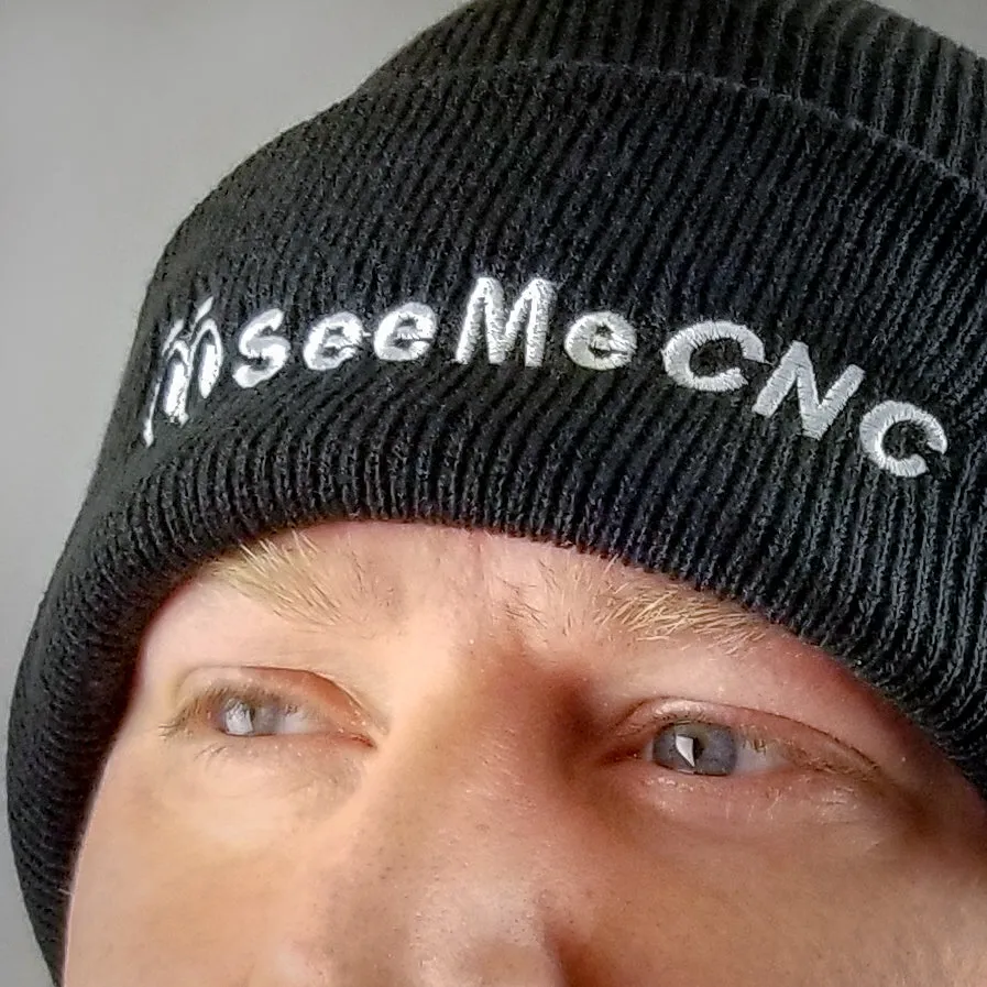 Knit SeeMeCNC Cap Black-Silver