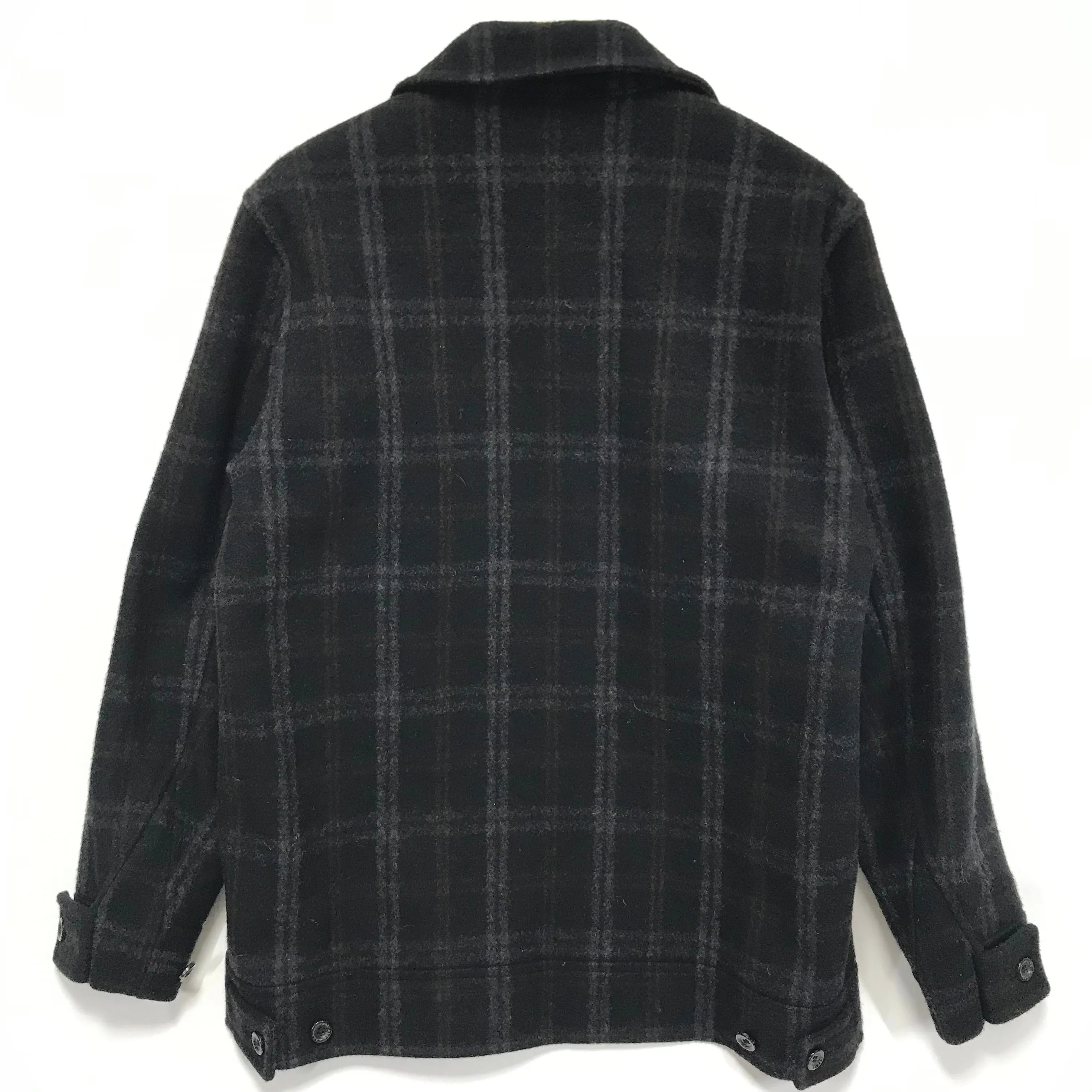 [L] WTaps 10AW Melton Wool Grease Jacket Black