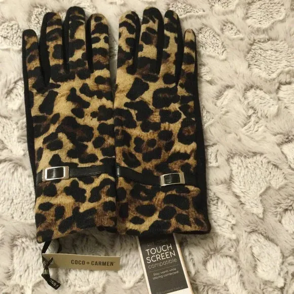 Leopard Gloves Coco & Carmen