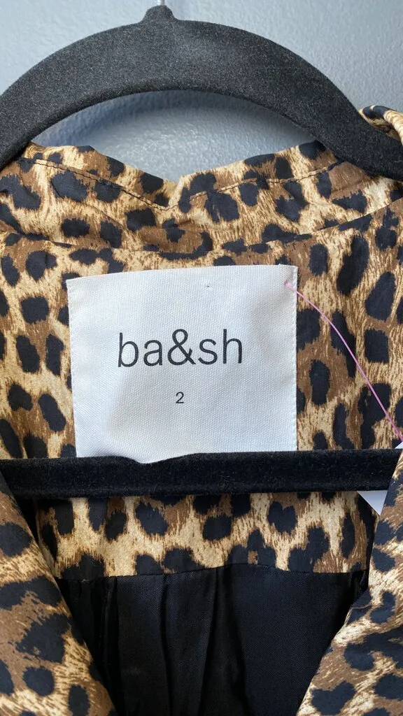 Leopard Light Trench Coat