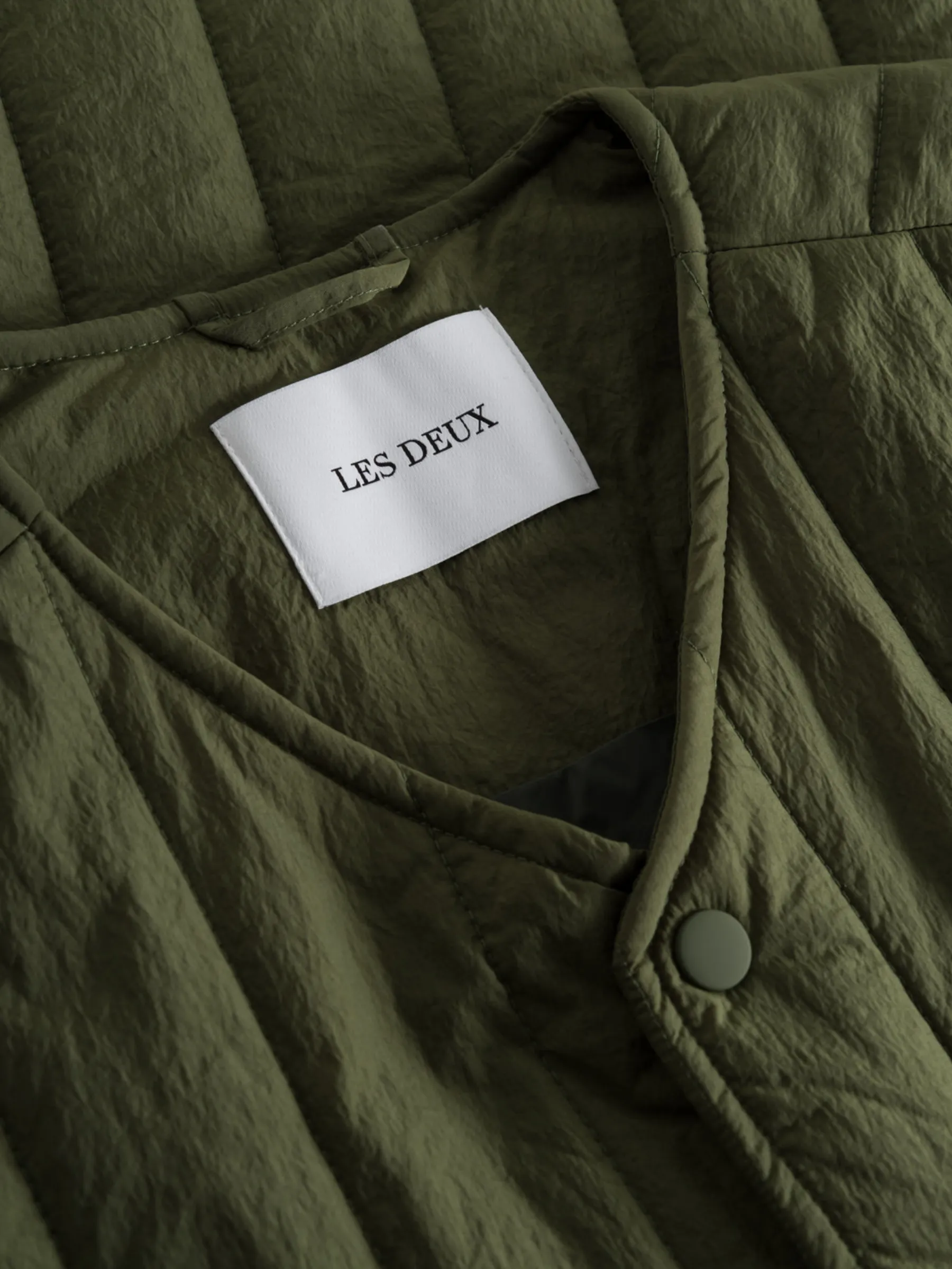 Les Deux Martin Vest - Chive Green