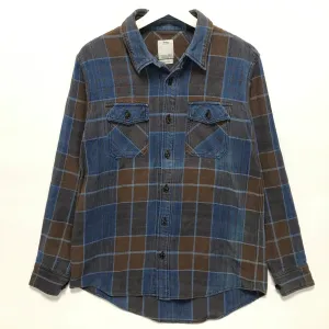[M] Visvim 15AW Black Elk Flannel Indigo Check