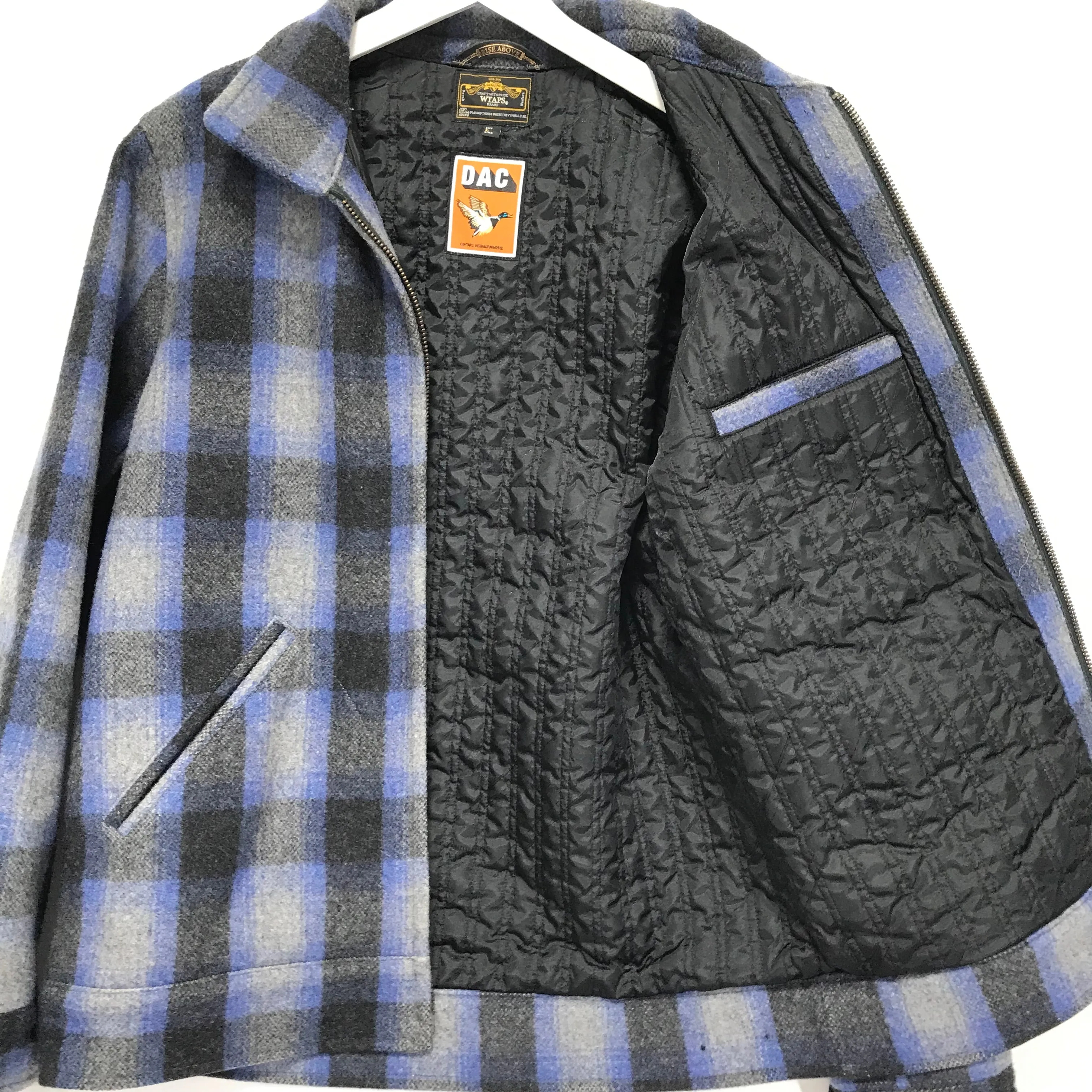 [M] WTaps 09AW Melton Wool Grease Jacket Blue