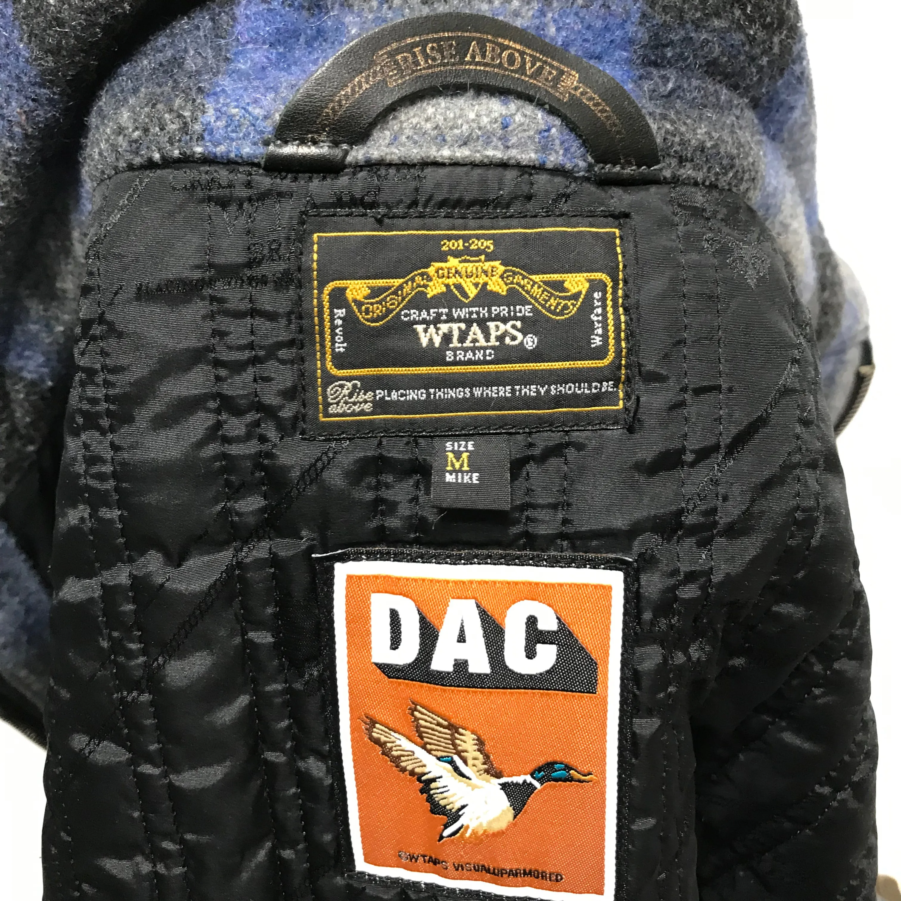 [M] WTaps 09AW Melton Wool Grease Jacket Blue