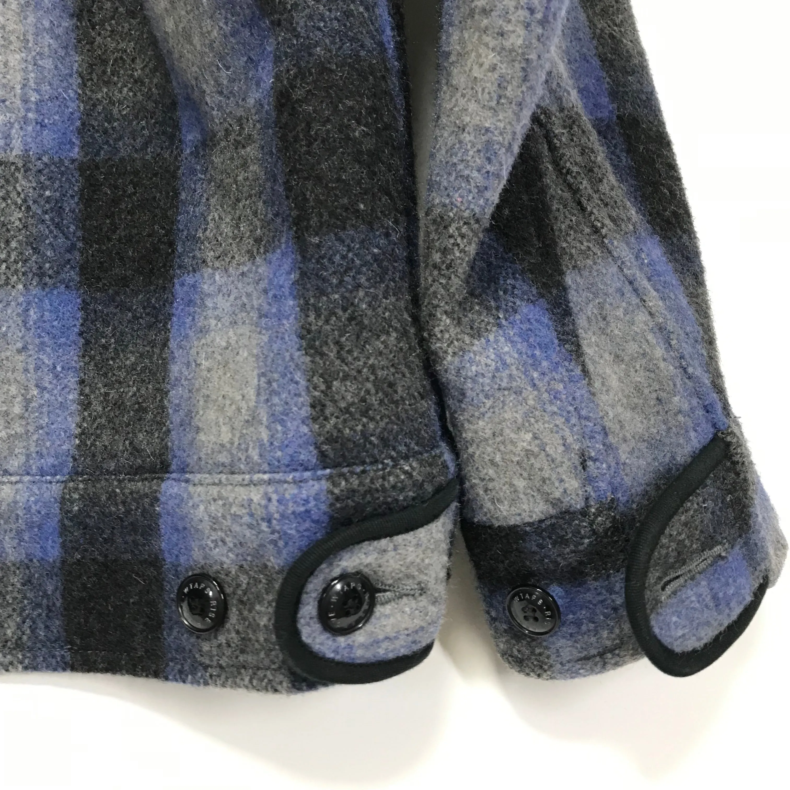 [M] WTaps 09AW Melton Wool Grease Jacket Blue