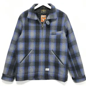 [M] WTaps 09AW Melton Wool Grease Jacket Blue