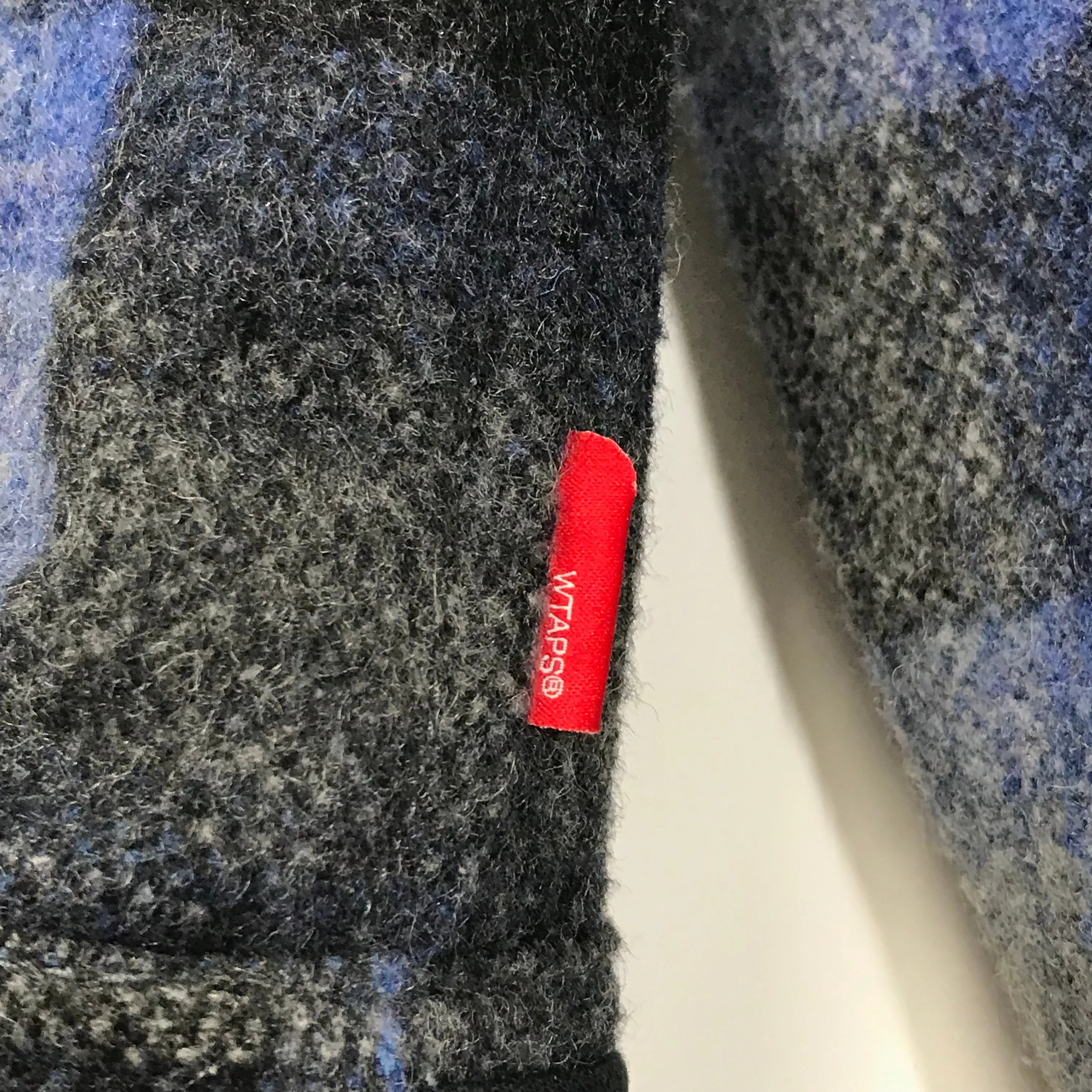 [M] WTaps 09AW Melton Wool Grease Jacket Blue