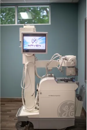 Maven GE AMX-4 Plus Portable X-Ray with Wireless DR panel package