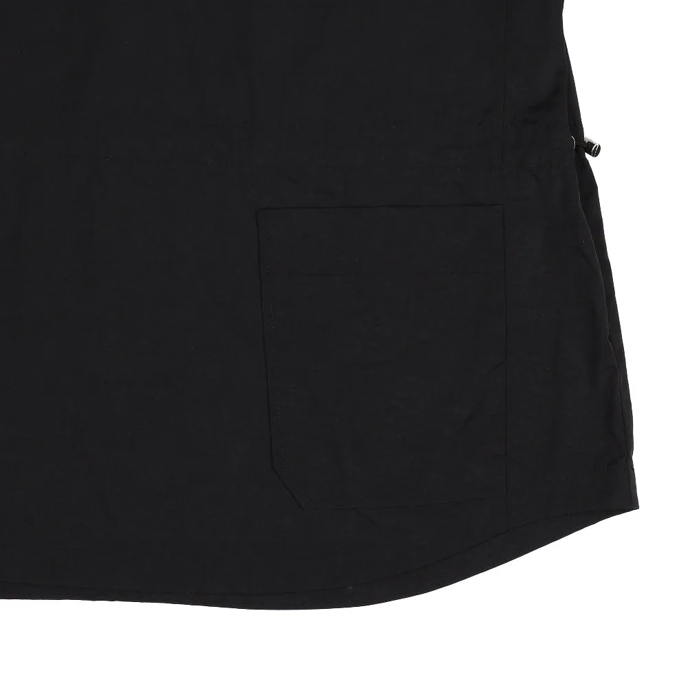 Monday Flow Shirring Half Sleeve Top - Black