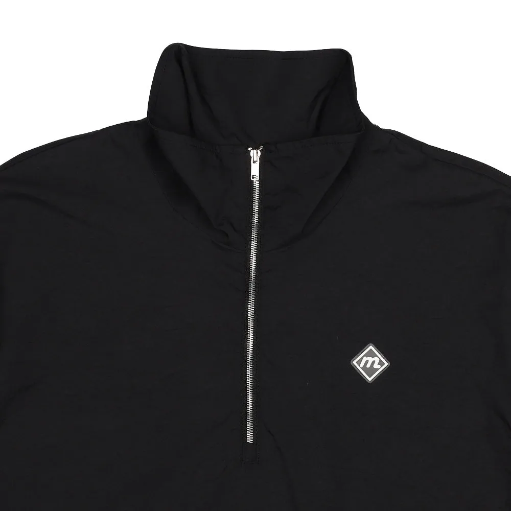 Monday Flow Shirring Half Sleeve Top - Black