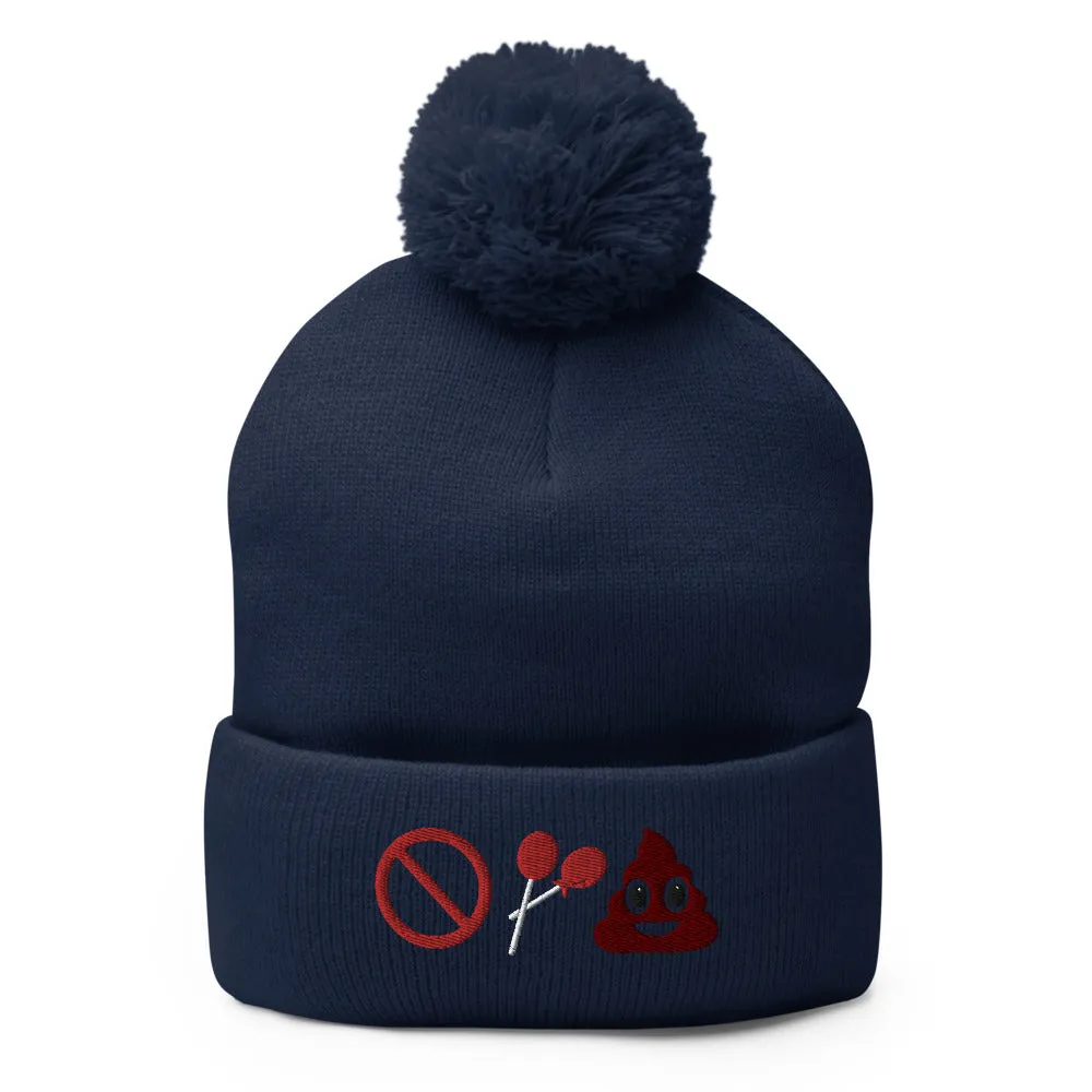 No Sucker Pom-Pom Beanie