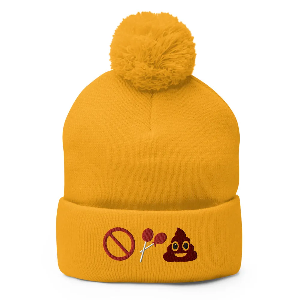 No Sucker Pom-Pom Beanie