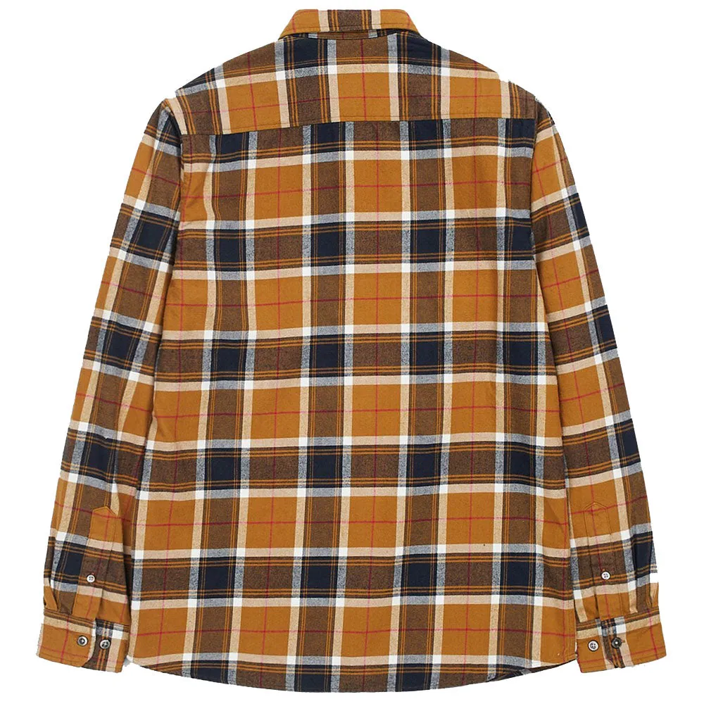 Norse Projects Anton Flannel Check Shirt Cumin Yellow