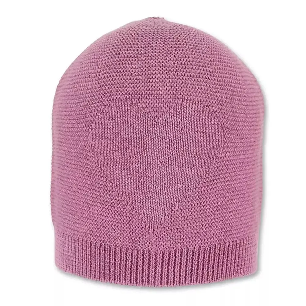 Organic Knit Baby Hat - Rose