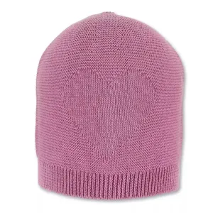 Organic Knit Baby Hat - Rose